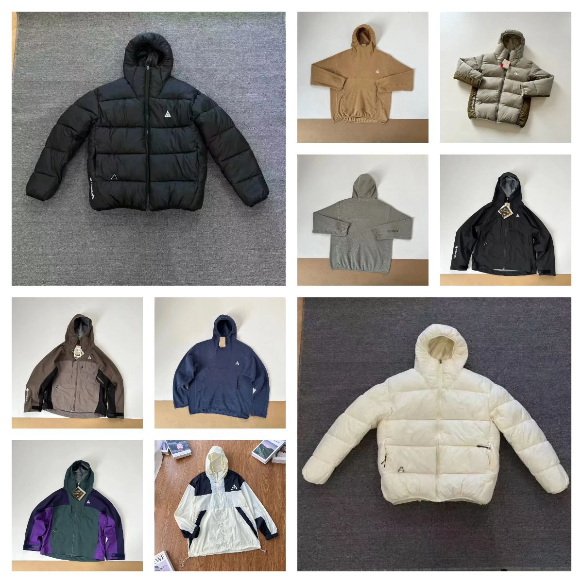 Fashion ACG Winter Outdoor Sports Hoodie: Unisex Fit Mountaineering-Suitable SUP Pullover Cashmere Warm Thick Casual Style Designer Down Jacket Deta