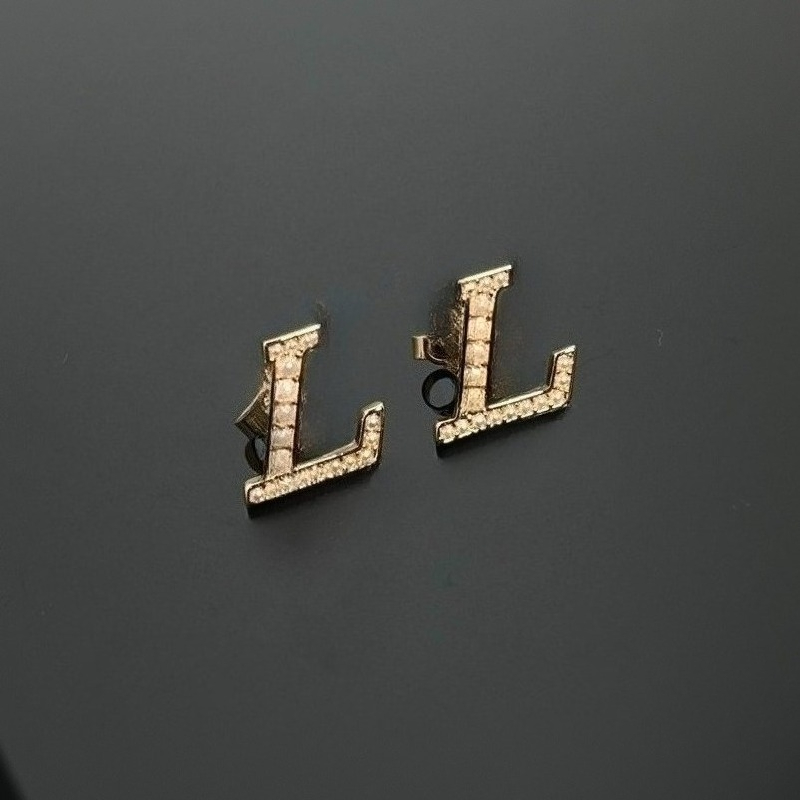 Designer Jewelry Earrings Fashionable Diamond-encrusted Earrings Luxurious and Chic Ear Accessories-image-1111005223