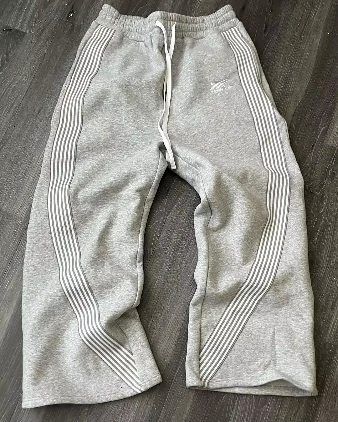 Y2k Embroidered Gray Casual Pants Camo Functional Tactical Functional Baggy Men Women Retro Premium Jogging Drawstring Sweatpant 260615