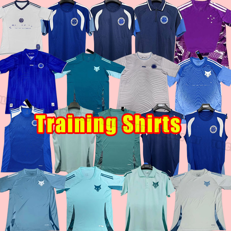 25 26 Cruzeiro EDU BIDU Mens Soccer Jerseys ADRIANO Short Sleeves Football Shirts Goalkeeper polo Training vest-image-917480665
