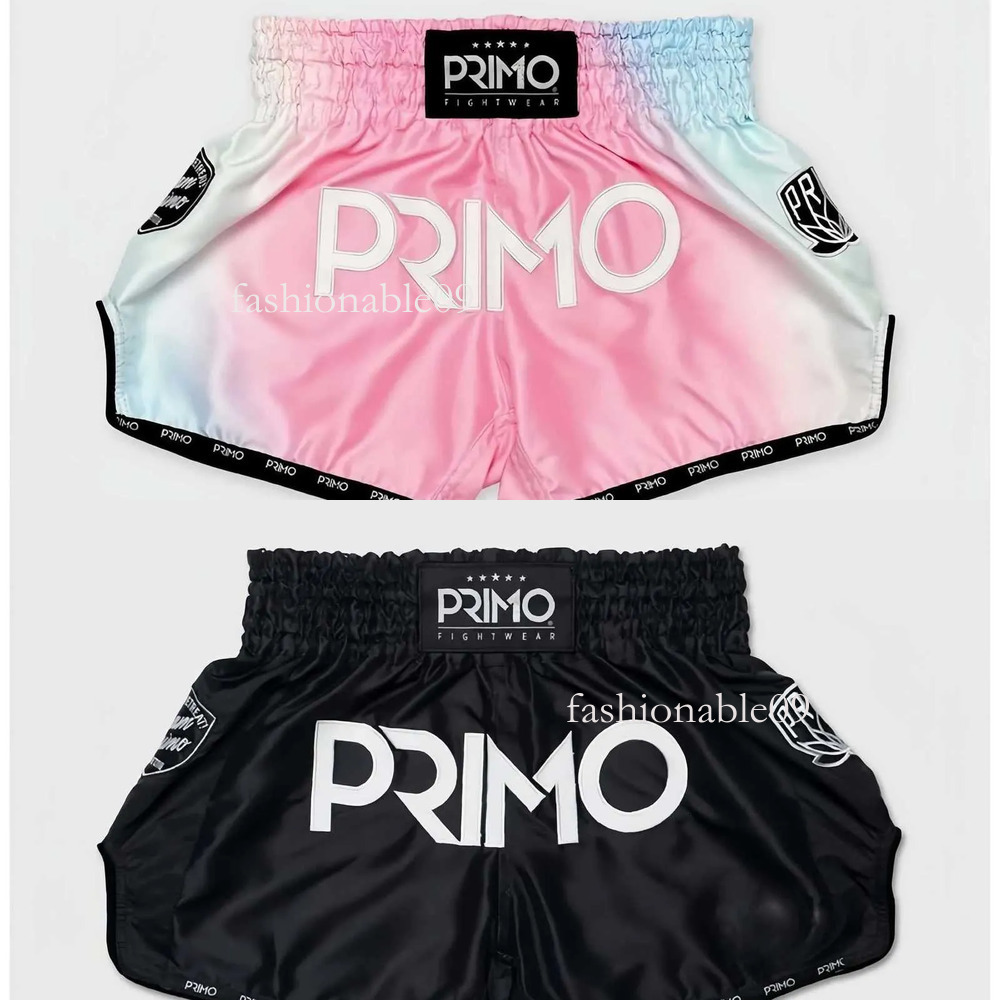 Professional Boxing PRIMO Shorts in A Variety Designer of Colors Muay Thai Fightwe Mixed Martial Arts Mens and Womens Same Style Shorts f5b