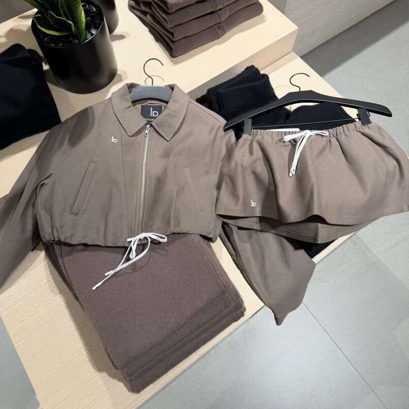 New alolynessities Set giacca da donna in felpa con cerniera Set giacca a maniche corte Set di vestiti per yoga Set da donna alolynessities Giacca d