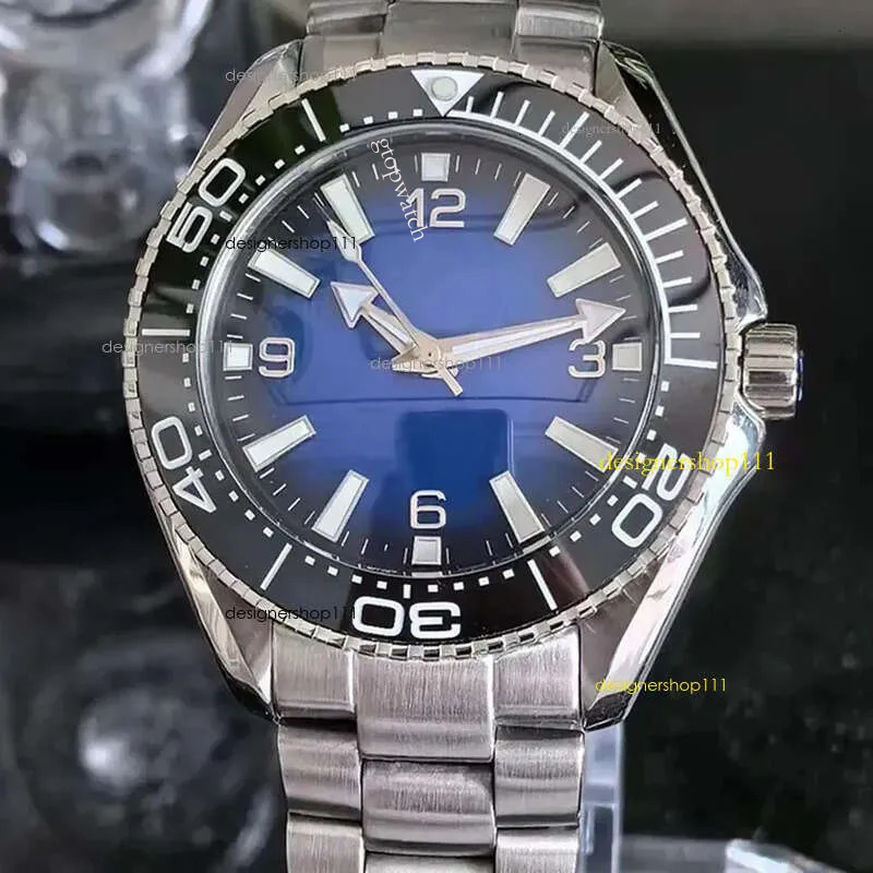 2026 AAA Men's Watches Ceramic Bezel Ultra Deep No Date Flod Clasp Automatic Mechanical Designer Sea orologi di lusso Luxury Master Watch Wrist