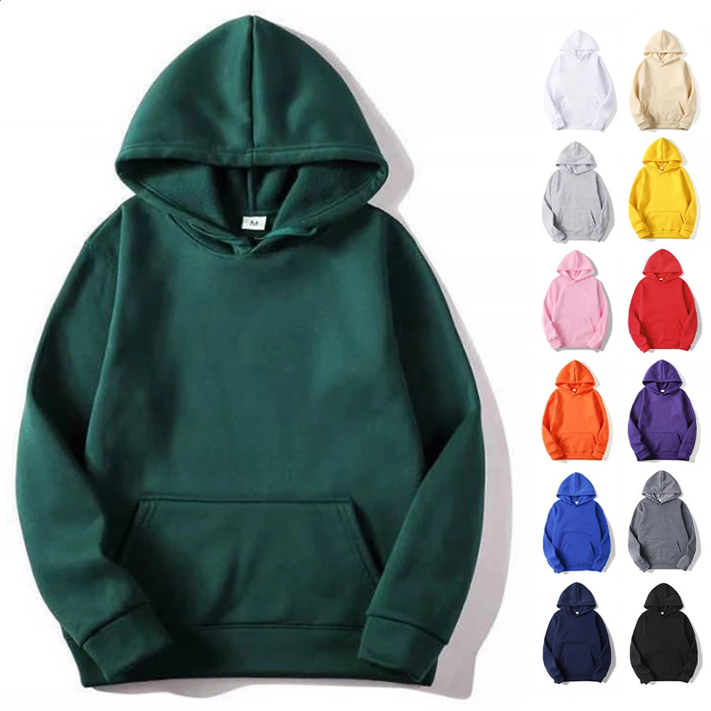 Blank Fleece Fashion Hoodies Men Pull Over Wholesale Hooded Sweatshirt Unisex Solid Hoodie In Bulk Sudaderas Con Capucha 260618banjia