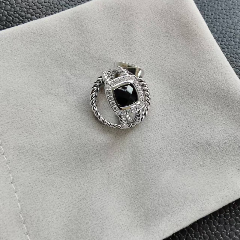 Simple Zirconia Ring Jewelry, Luxurious and Sophisticated Twisted Ring, New Style Micro-set Ring-image-1111319630