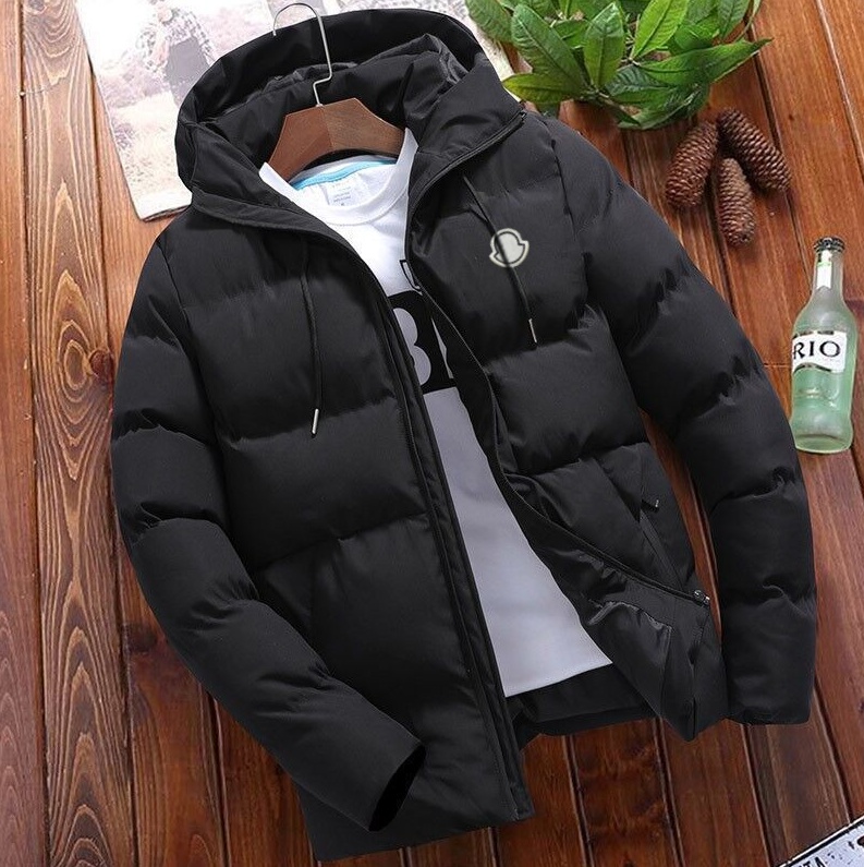 2026 New Luxury Men Cotton Jackets Designer Winter Puffer Embroidered Brand Logo Hoodies Man Womens Parkas Outerwear Men Down Jackets Coat Asian Siz