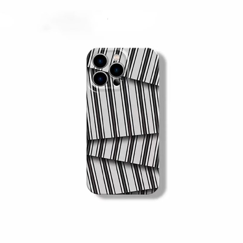 Rayures verticales irrégulières compatibles avec iPhone 16 Apple 15 14 Plus New 13 Phone Case 12 Housse de protection 11 Pro