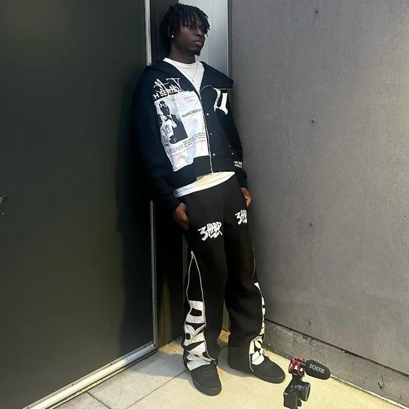 Streetwear Zip Up Men Women Y2K Clothing Harajuku Gothic Patchwork Embroidered Oversized Hoodies Retro Black Sweatshirts 260617 4d
