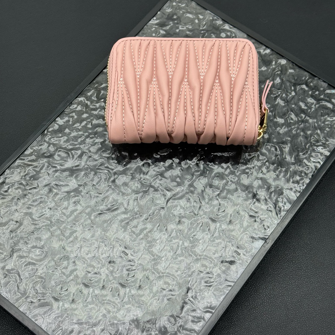 New Fashion 2colors Original High Quality Designers Purse Fashion Wallet Classic Pocket Pallas Bag Card HolderSheepskin real leather Purses with box