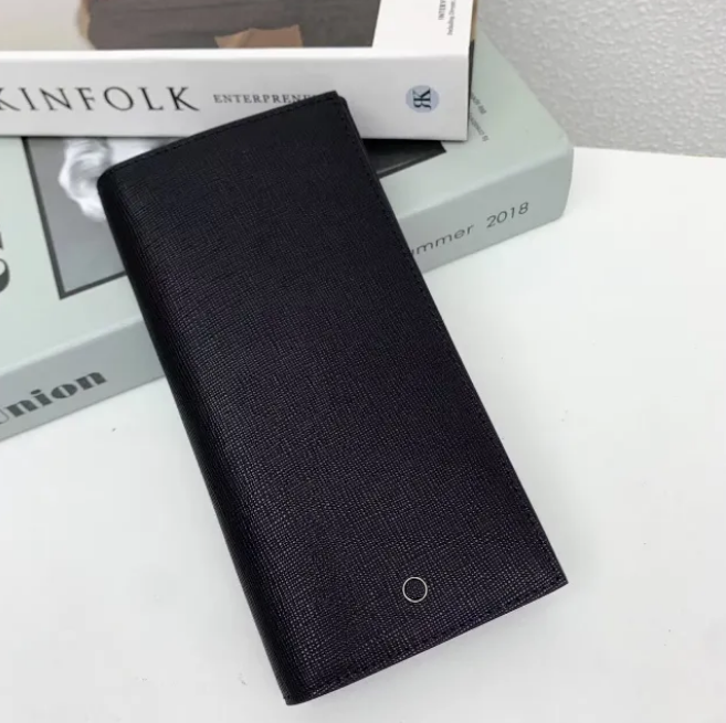 Luxury Brands wallets Elegant Mens Wallet Stylish MB Genuine leather Purses Designer Bag White Star Card Holder High-Quality Man Brands Purse with b