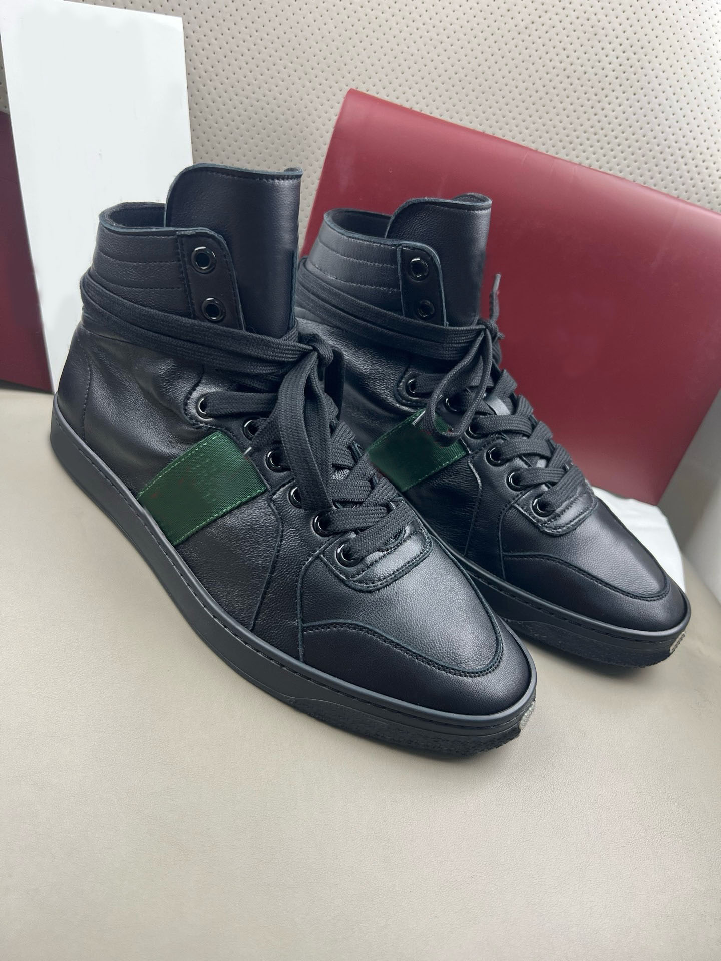 Designer Vintage Stylish Fashion Men Women High Thick Platform Canvas Shoes Thick Bottom Sports Casual Sneakers Height Increase Designer Shoe size 3