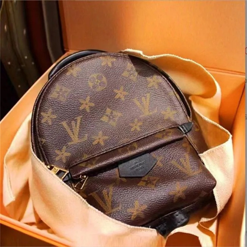 2026 High Quality Arrival Leather PALM SPRINGS Mini Backpack Bag Womens Backpacks Designer Backpacks Bags Fashion Purse Women Small Back pack Style
