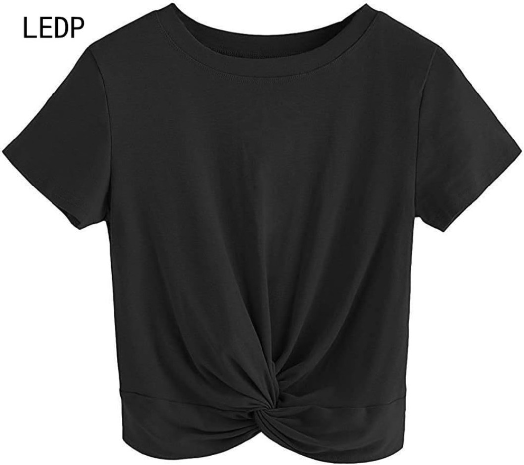289811 Chlorophyll photosynthetic collar large size women's T-shirt light-sensitive color-changing coating morning run slimming energy conve-image-1111255652