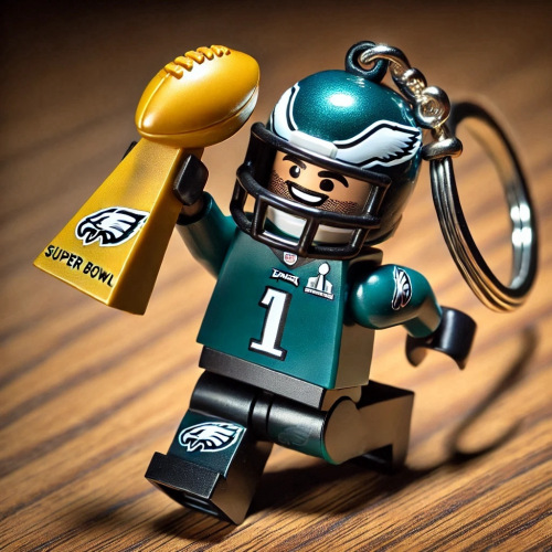 Minifigure Keychain Building Block Fan Pendant Gift-image-1111293008