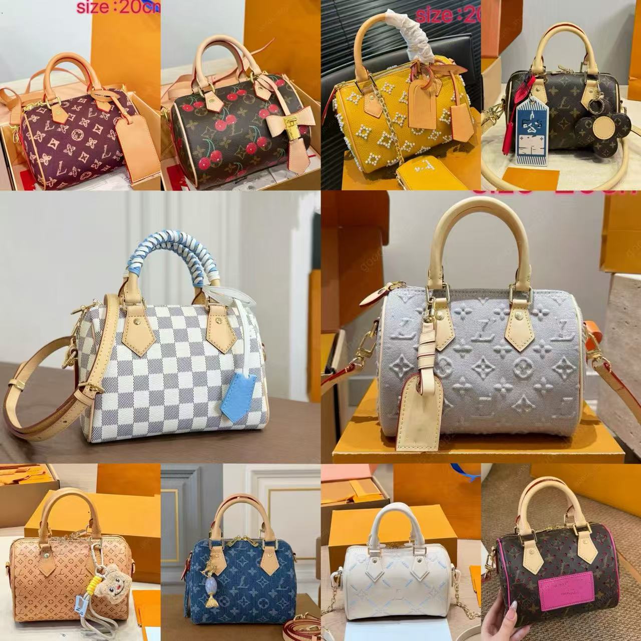 High Quality summer new style designernano speedy20cm pillow bag luxury handbag crossbody bag women's wallet designer bag fashion new products