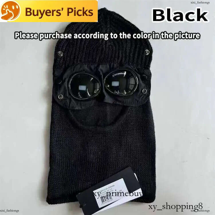Merino Fine CP Wool Extra Goggle Balaclava Caps classic thick wool mens beanie Hats 11
