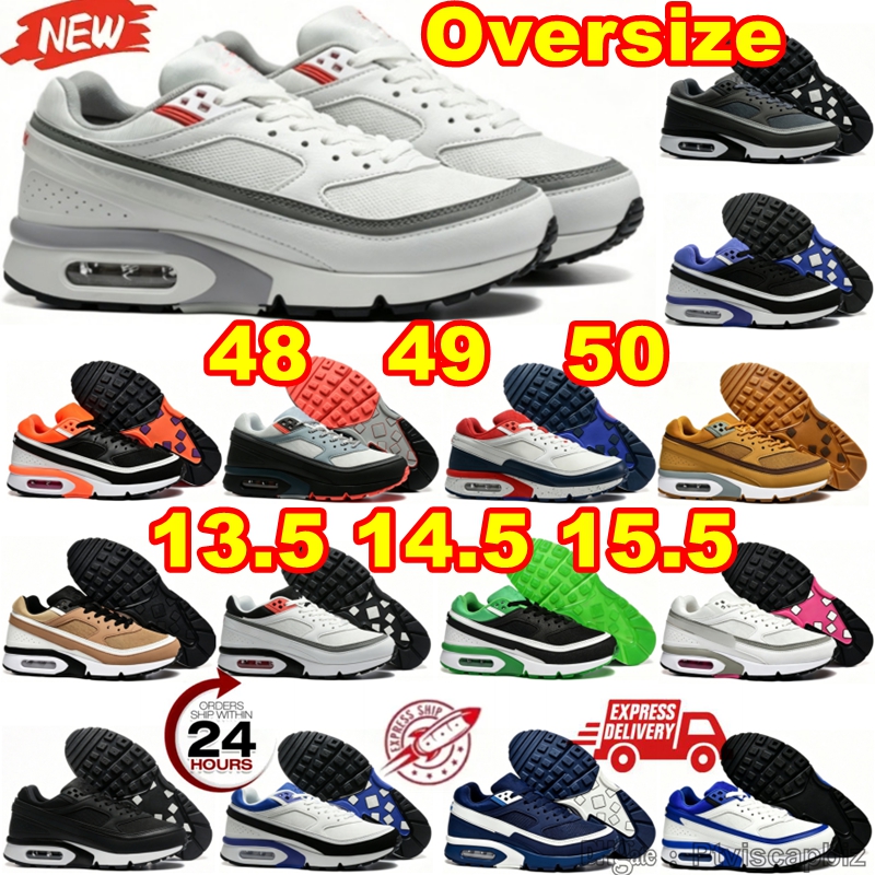 Oversize Wide Fit 48 49 50 Running Sneakers Extra Large Size 13.5 14.5 15.5 Breathable Sports Trainers Men Daily Jogging Walking Athletic Shoes Mult