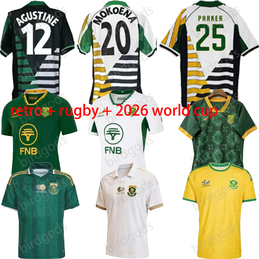 retrio Bafana Bafana 1994 2026 world cup soccer jerseys shirts Foster Mokoena Ronwen Williams1 2025 Retro football Home Away Third Kids Mens Womens