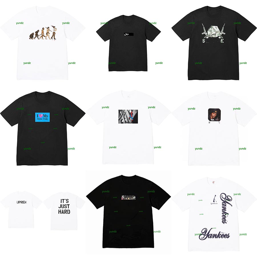 25FW 26SS Fashion Casual Summer Short-sleeved spider T-shirt O-neck Loose Tee Tops Streetwear Skateboard HipHop Top