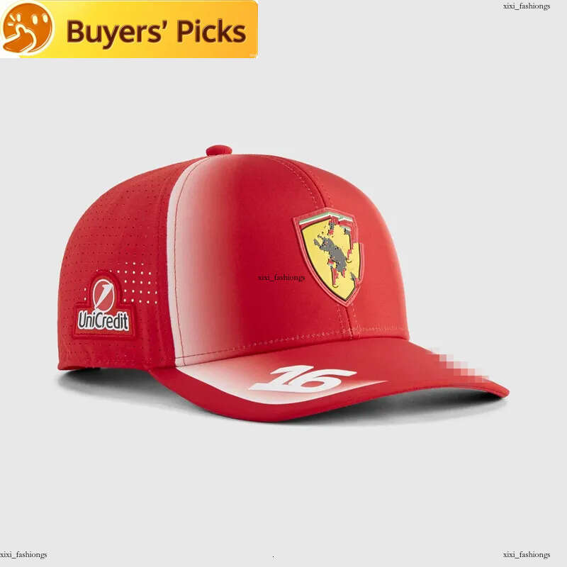 AA vente en gros Gorra Scuderia Ferraris 2026 Charles Leclerc Roja F1 Racing casquette Lewis Hamilton Designer Baseball Men Brand Snapback Womens