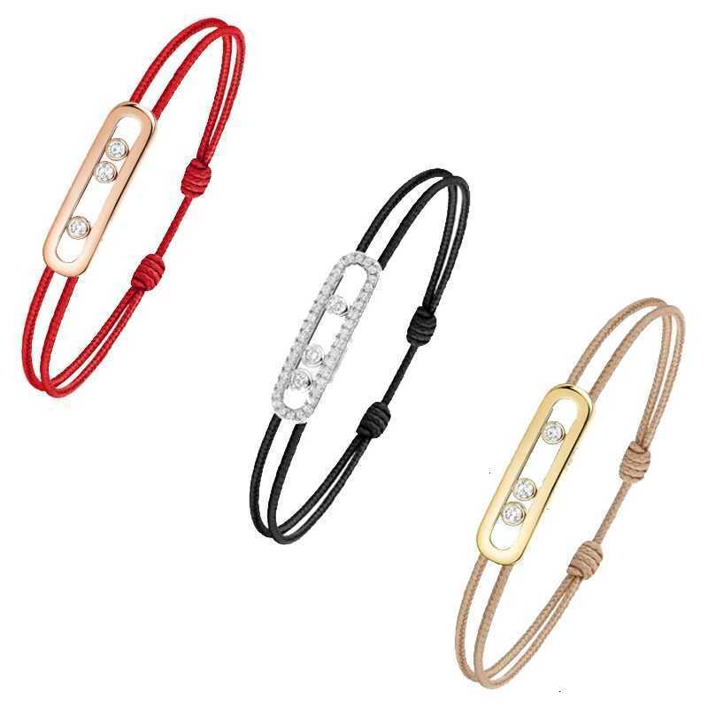 French Luxury Brand CARE Move Rope bracelets Classic 925 Sterling Silver Women Bracelet Fashion Jewelry Free Shipping