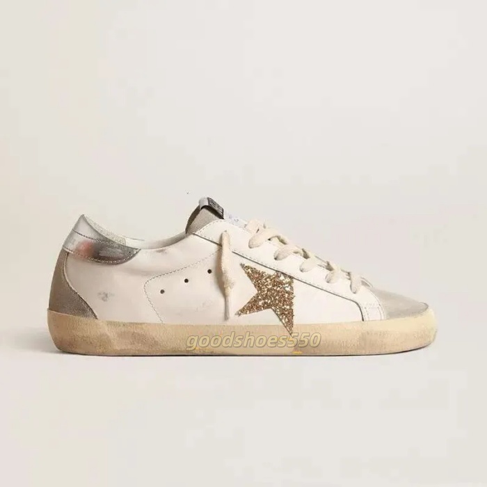 Designer Retro Star Shoes High quality women's Fashion classic leather heightening shoes for Daily Outfit