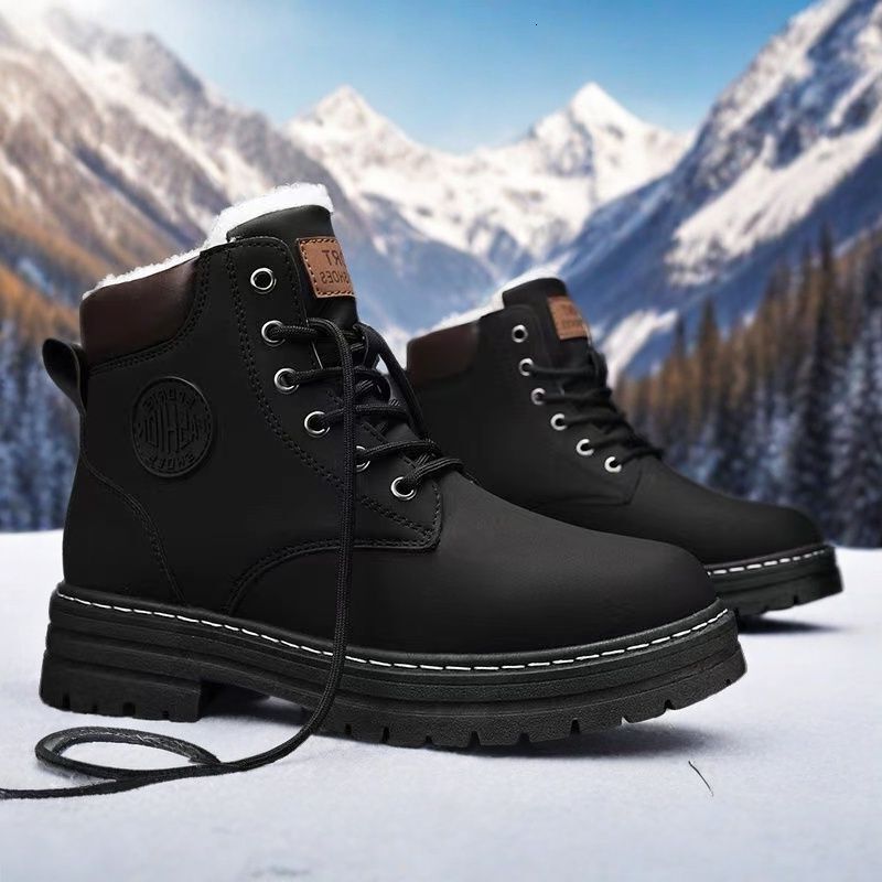 2026 New New Athletic Shoe Designer Boot For Man Winter Men's Martin British Leather Style Work Yellow Casual Versatile Run Fashion Ankle Boots