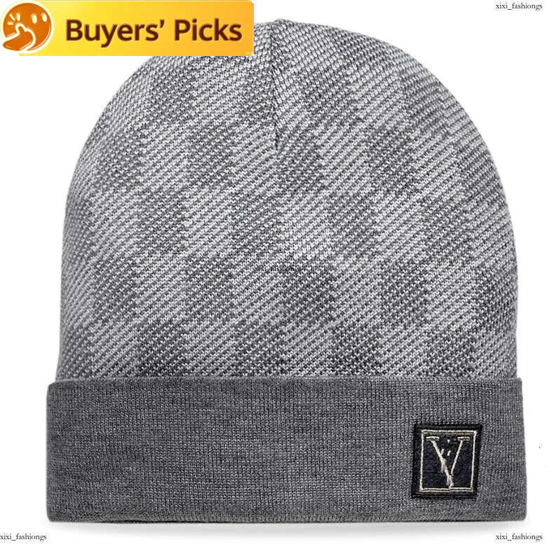 Winter hats for men designer Italy V beanie bonnet knitted skull cap casual autumn outdoor travel warm plaid hat designers women famous gorra b30