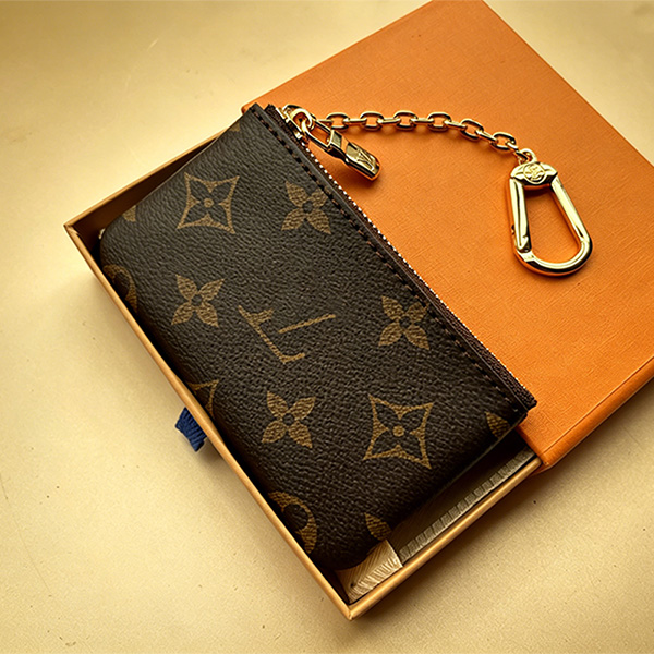 designer wallet keychain wallet wallet key pouch designer woman Vintage women's small purse short style bean-shaped card portable and versatile