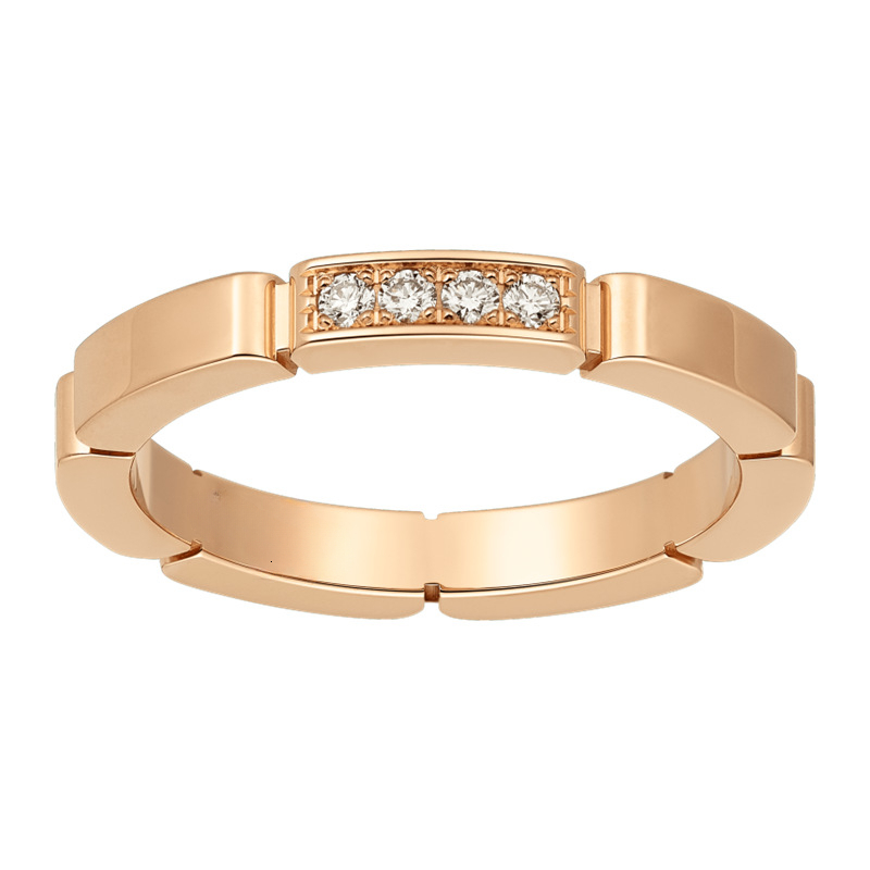 18k rose gold charm classic designer ring for women men luxury full diamond elegant love lovers wedding engagement rings jewelry01