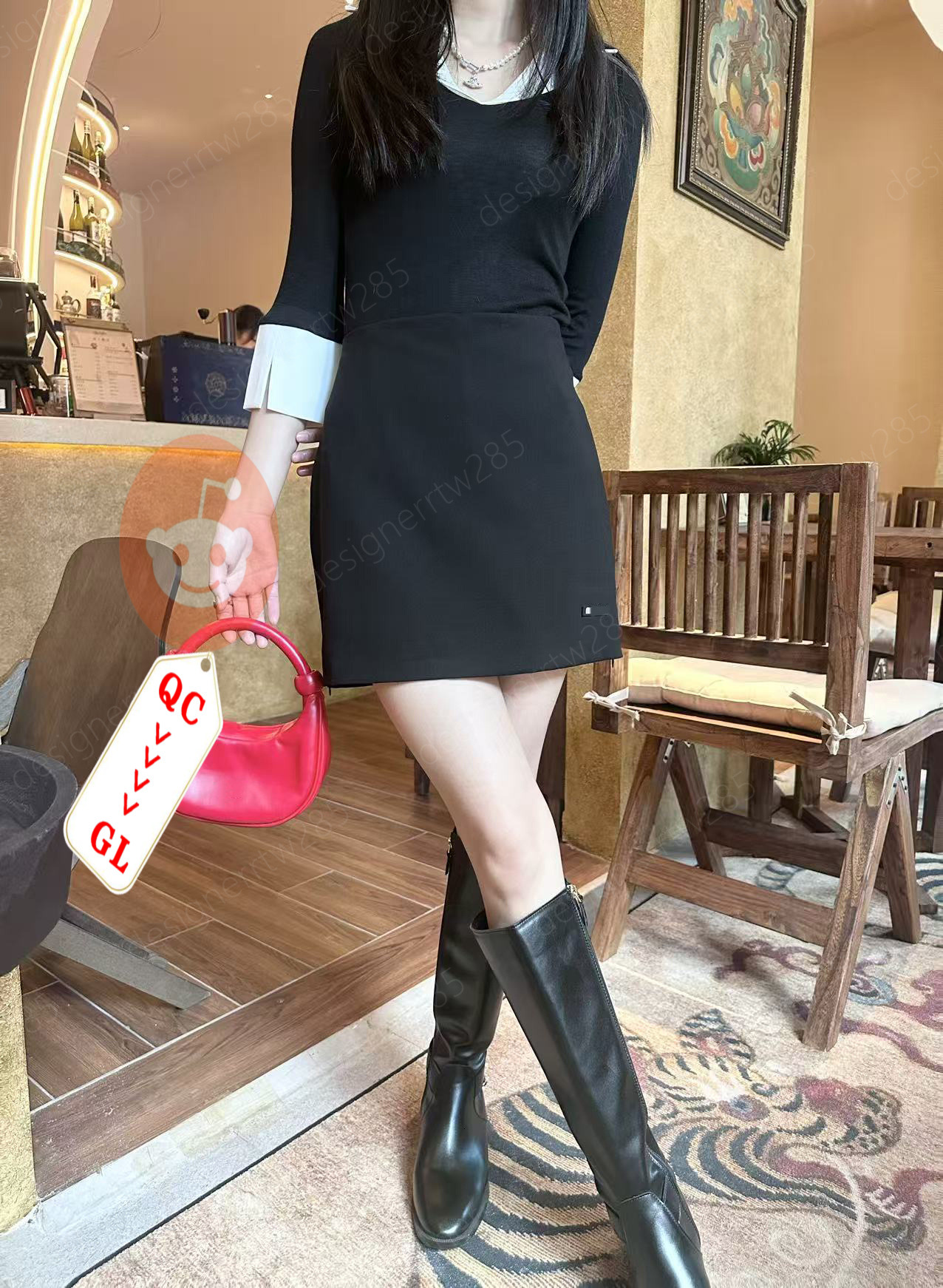 Designer Grey Skort Asymmetric Pleated Mini Skirt Luxury Letters Label Short Skirts Runway Style Vintage High Waist Ladies Vestidos-image-1111473018