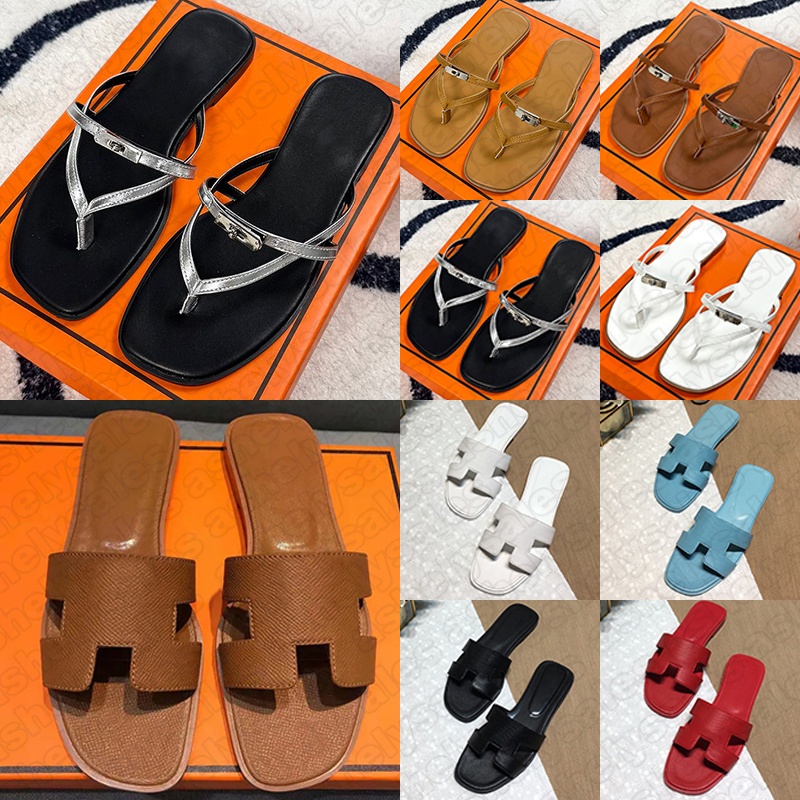 Livraison gratuite pantoufles designer oran sandales femmes diapositives chaussures de luxe curseurs mode claquette h luxe sandales tongs marron