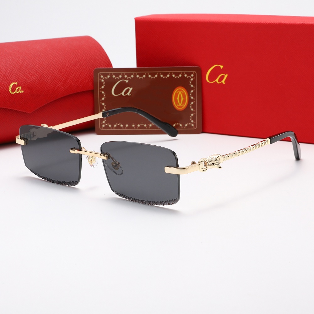 HOT Selling Top luxury Sunglasses lens designer womens Mens Eyewear For Women eyeglasses frame Vintage Metal Sun Glasses with box