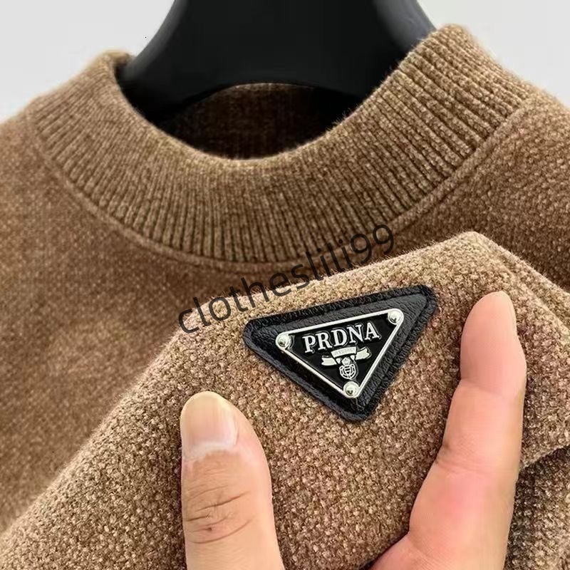 Designer Mens Sweaters Brand Luxury Sweater Women Letter Embroidery Casual Top Winter Sweatshirt Thick Crew Neck Knitted Pullover Sweaters