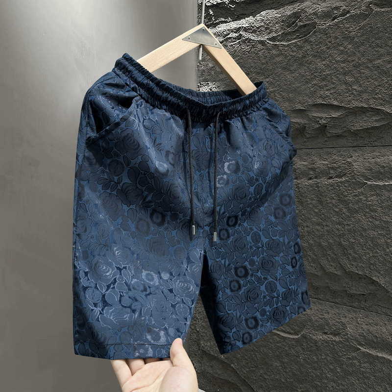 Outdoor New Men Spring And Summer Lightweight Printed Sports Pants That Are Quick-drying And Five-inch Beach Pants S260621