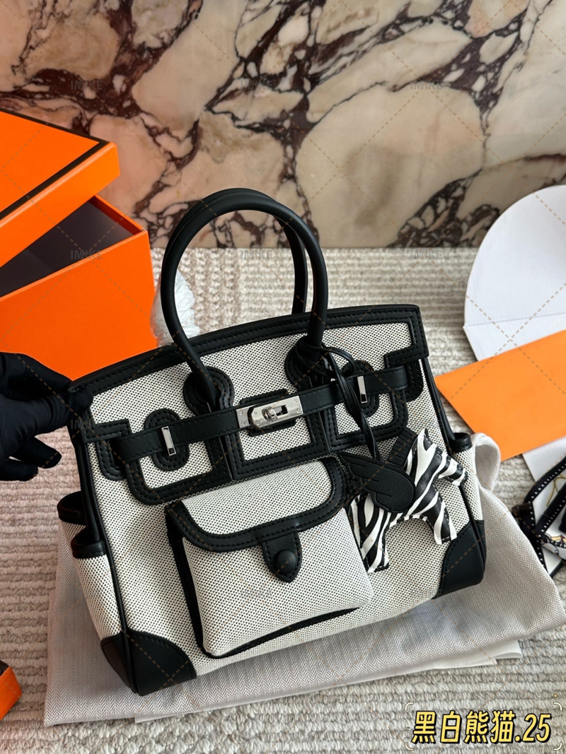 Premium Quality Women Tote Bag New Fashionable Design Canvas and Leather Bag Summer Sophisticated Style Large Capacity Commuter Tote Bag
