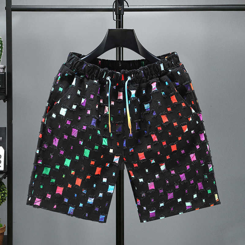 Summer 2026 Loose Short Pants With Hole And Open For Breathability Five-piece Shorts For Men Style S260621