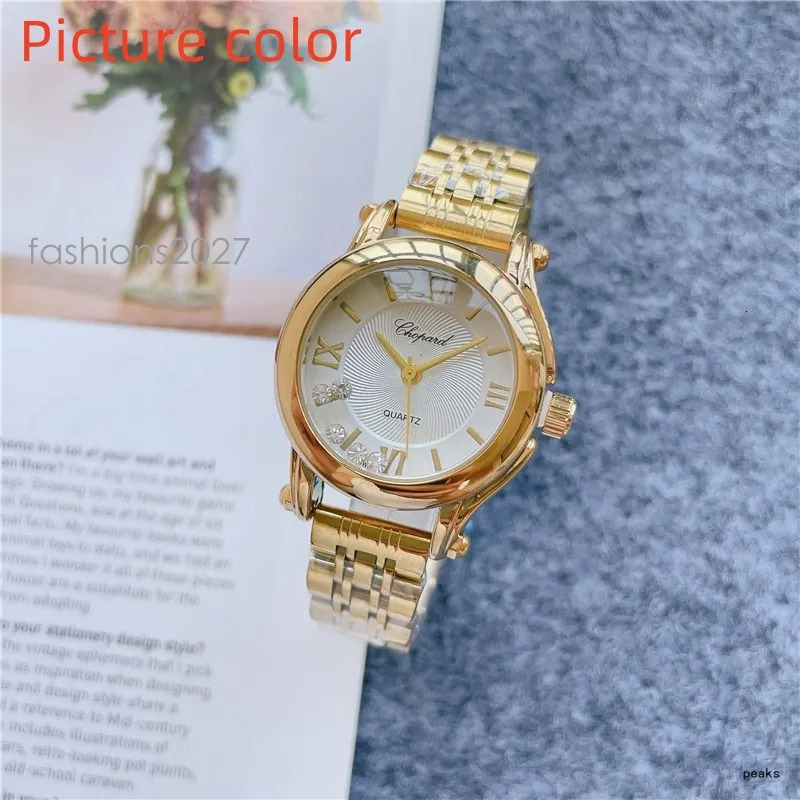 Chopper Watches For Women Womens Quartz Chopardwatch High Quality Top Luxury Brand Clock Diamond Chopardity Watches Fashion Trend Steel Strap Butter