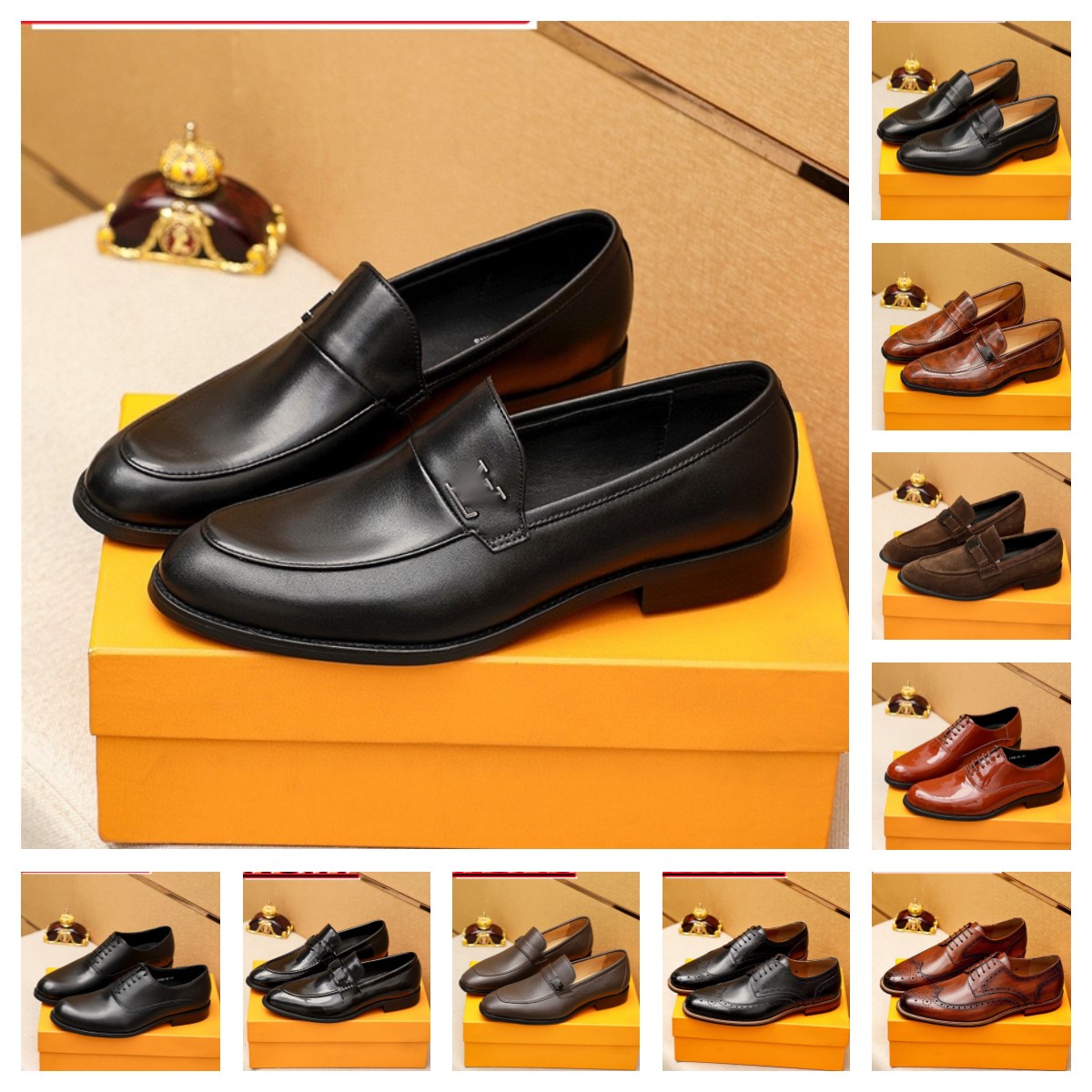 2026 Height Increasing Italian Style Men Leather Oxford Dress Shoes Breathable Moccasin Loafers Lightweight Designer Formal Footwear Travel Meeting