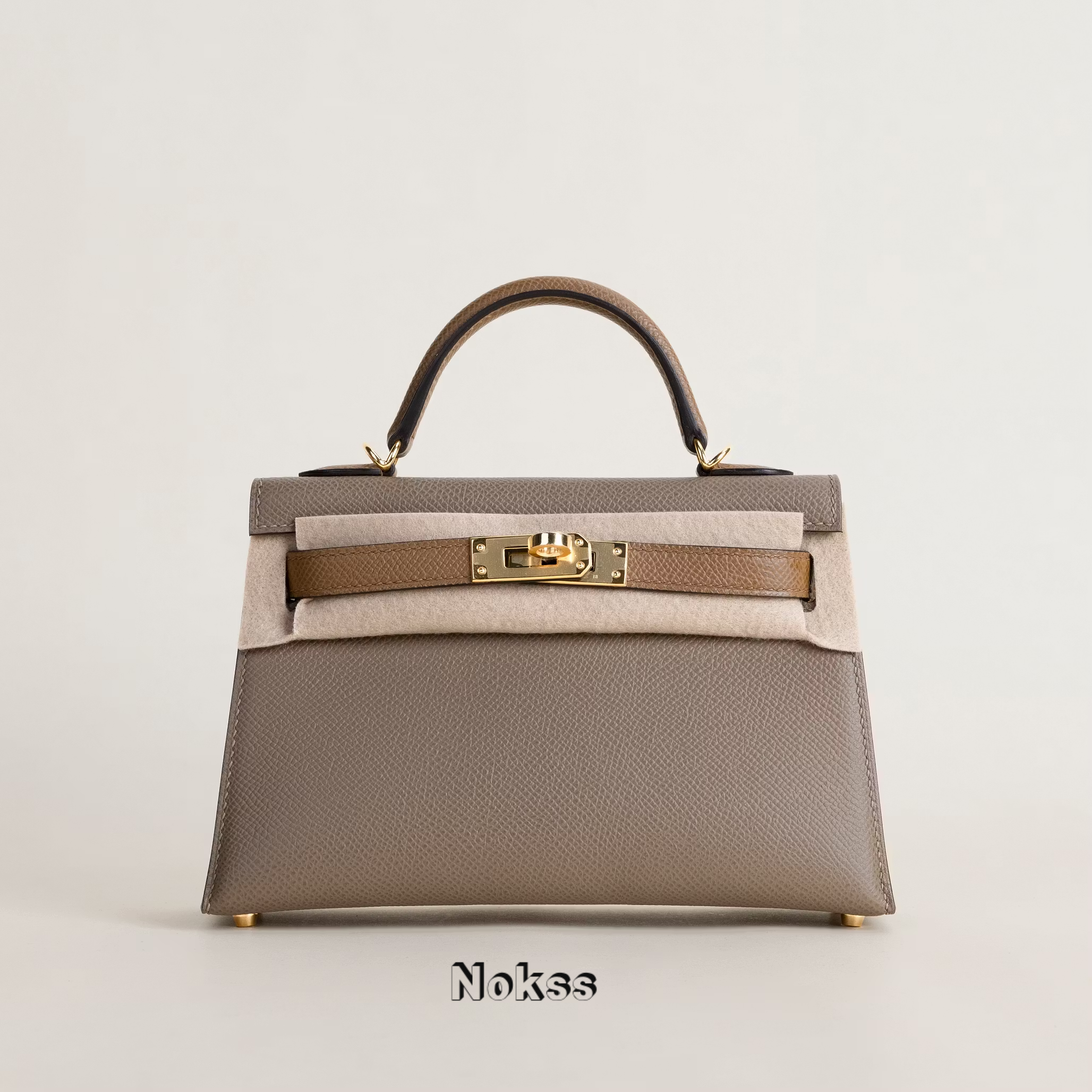 Luxury Designer Mini 2nd Bag Epsom/Crocodile/Lizard Leather handbag Handmade 19CM GHW With Gold/Sliver Hardware Mixed colors Men and For Women sac d