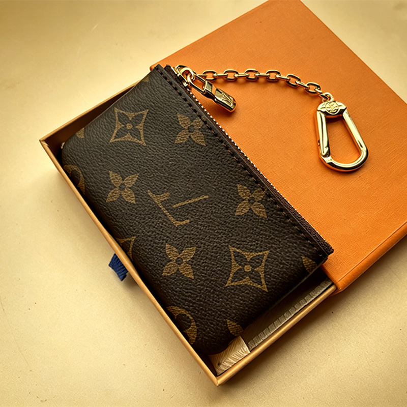 designer wallet keychain wallet wallet key pouch designer woman Vintage women's small purse short style bean-shaped card portable and versatile