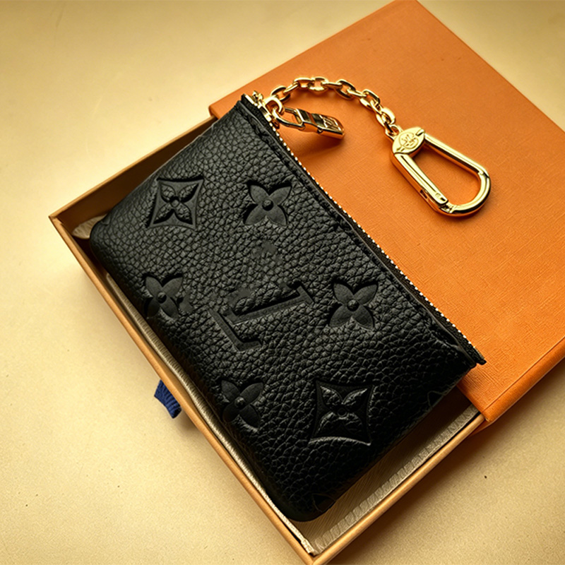 designer wallet keychain wallet wallet key pouch designer woman Vintage women's small purse short style bean-shaped card portable and versatile