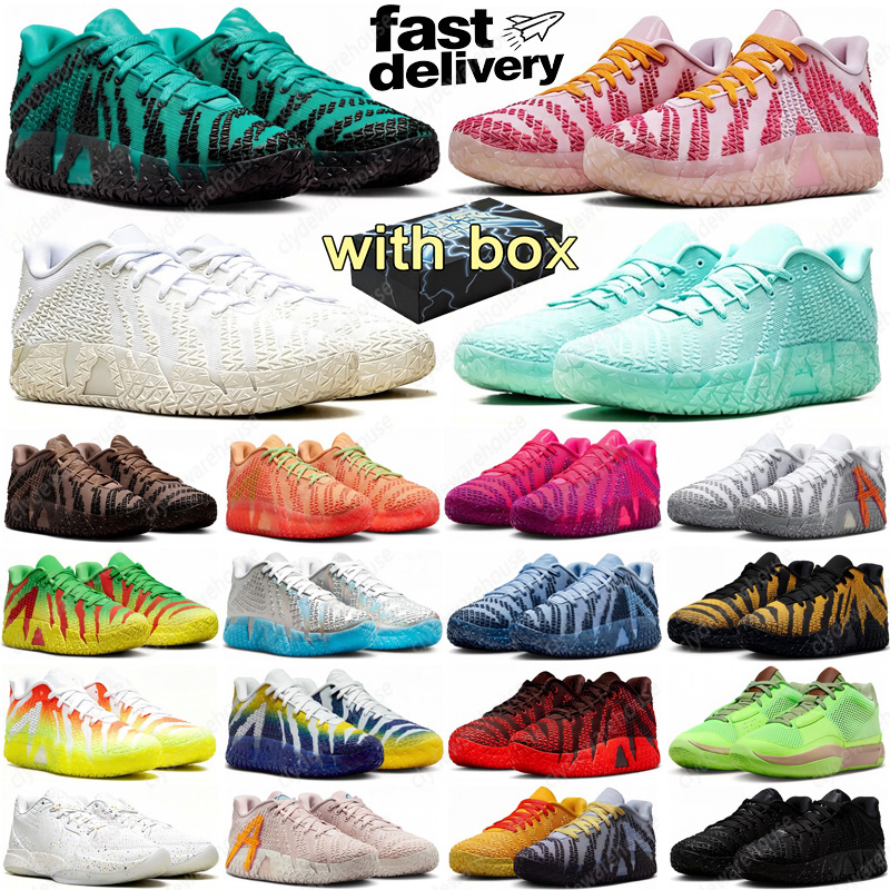 With Box Designer Basketball Shoes Mens Womens Pink Foam Daybreak Twelve Time Sound Check Raptor Sneakers Outdoor Casual Runner Sport Trainers d h g