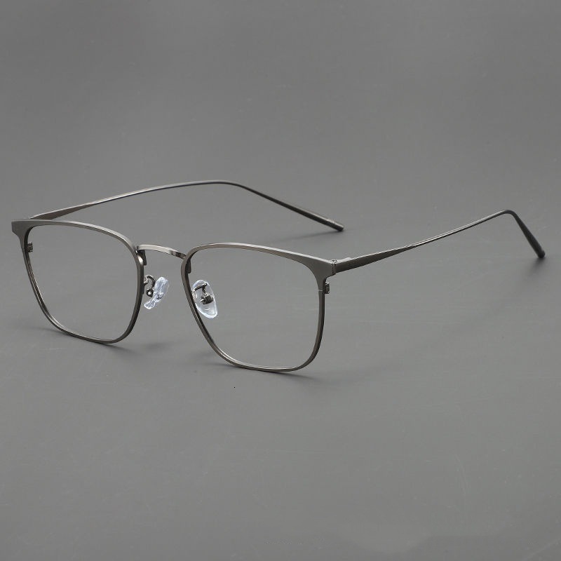 Luxury Brand Designer Business Retro Full-frame Progressive Bifocal Glasses For Men Ultra-light Large Face Anti-blue Light Frame, Professional Eyewe