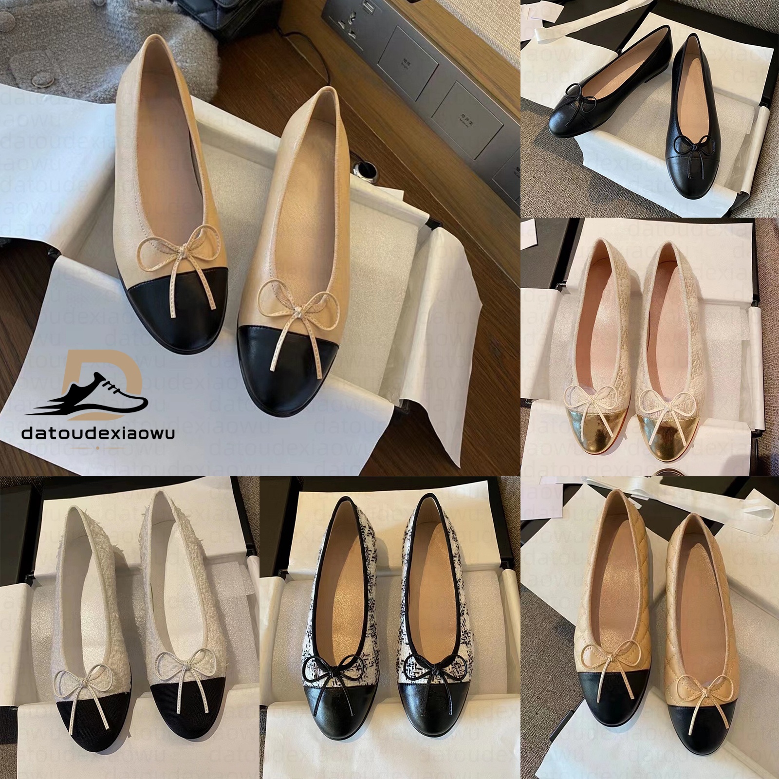 Paris Designer Parisian casual womens shoes multi color flat sandals a blend of imitation leather and genuine leather design thick soled round toe s