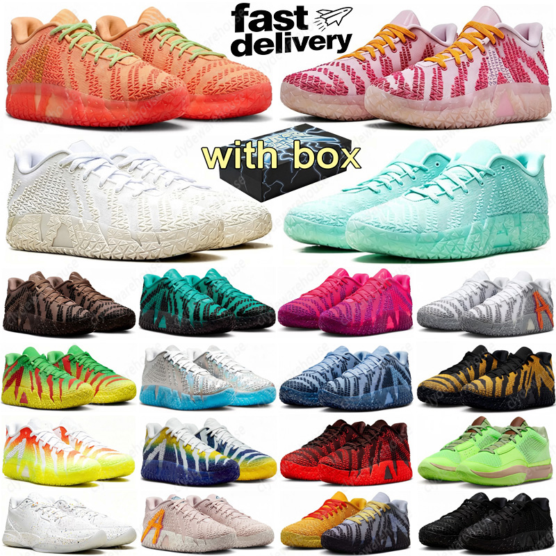 With Box Designer Basketball Shoes for Men Women Pink Foam Daybreak Twelve Time Sound Check Raptor Sneakers Outdoor Casual Runner Sport Trainers d h