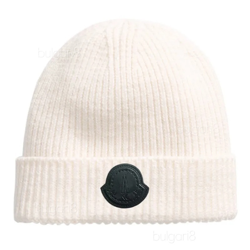 Designer Ribbed Knit Beanie Patch Wool Cashmere Blend Cuffed Winter Hat Thermal Warm Outdoor Ski Snowboard Streetwear Luxury Skull Cap Unisex For Me
