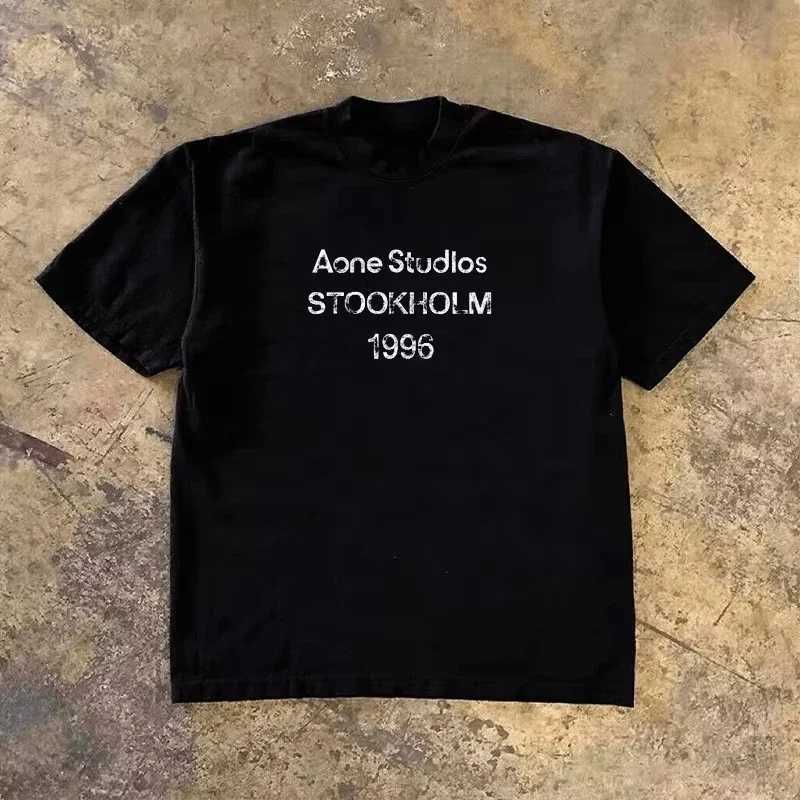 2026 Summer Fashion Trend Luxury Brand Letter Printed T-shirt Men's and Women's Cotton T-shirt Short Sved T-shirt Unisex Top Q261015