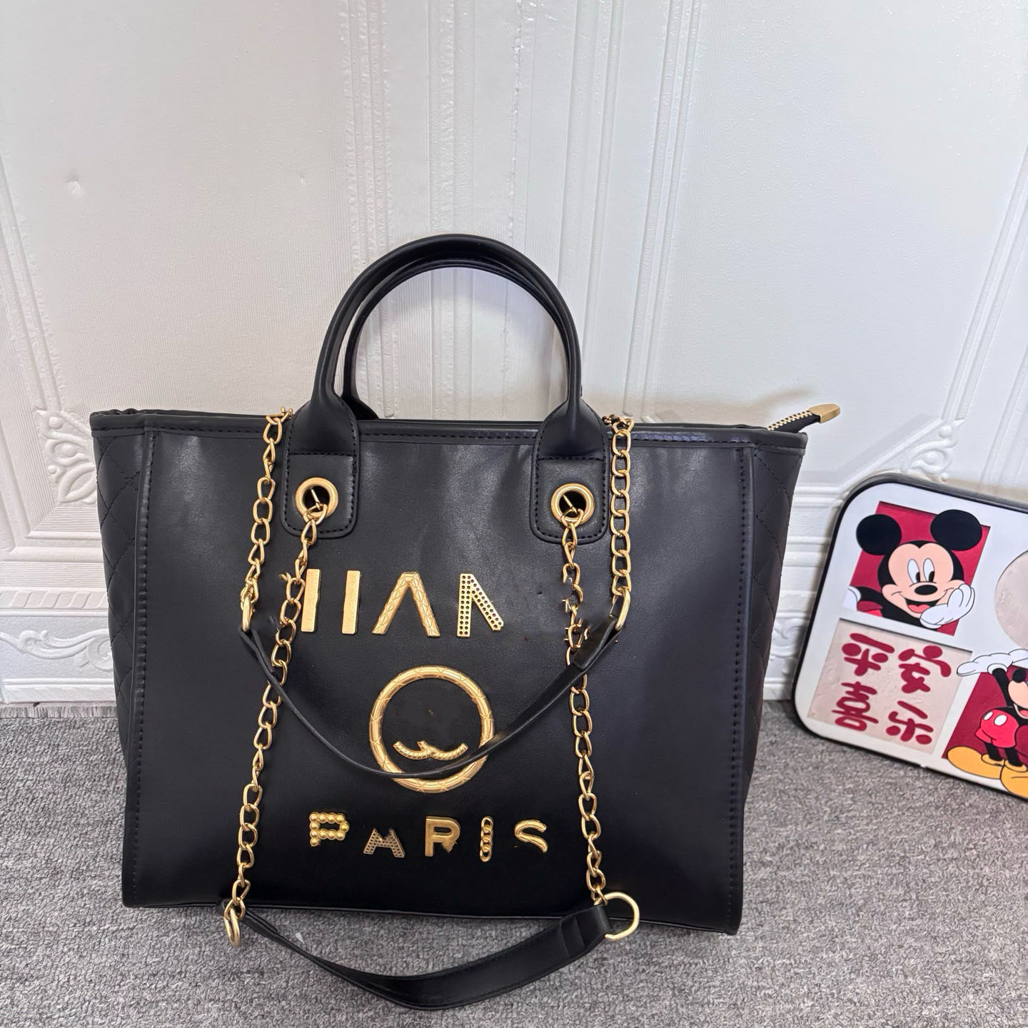 Designer Bag Women Tote Bag Large Handbags With Wallet Purse Fashion Leather Brown Lattice Shoulder Bags High Quality Luxury Classic Flower Checked