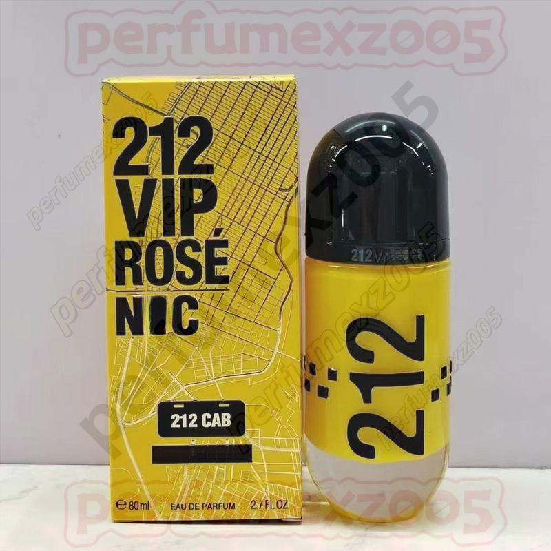 Carolinas Herrerra Perfume Cologne For Men New Designer Women Good Girl Perfume 212 VIP Black Edt 100ml Sweet Vanilla Amber Leather Fragrance Long-l